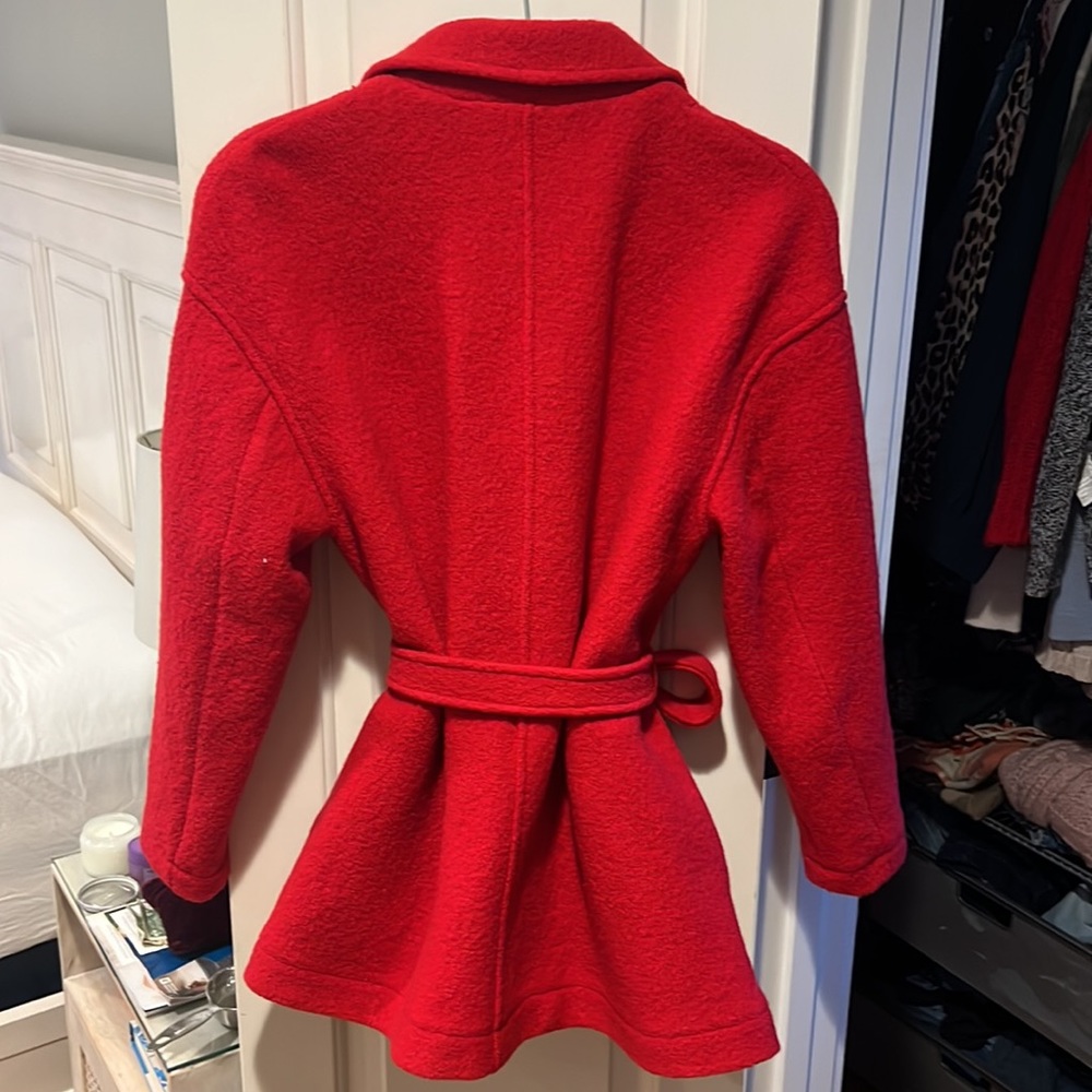 J.Crew Red Wool Jacket - Picture 3 of 6